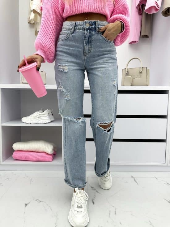 Mom Fit Jeans – Light Blue