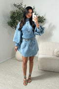 Denim Valenne Dress - Light Blue