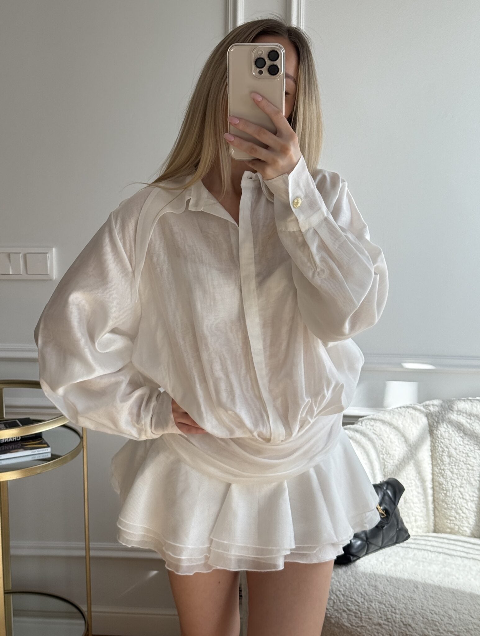 Sukienka Noelle – Kremowa