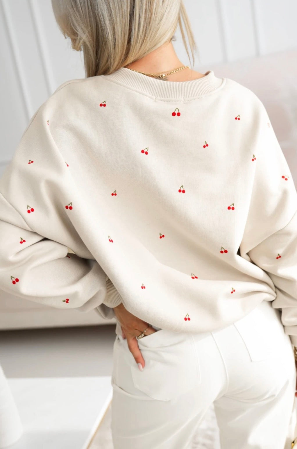 Bluza Cherry Love – Cream