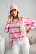 Milano Hoodie – Pink Stripes
