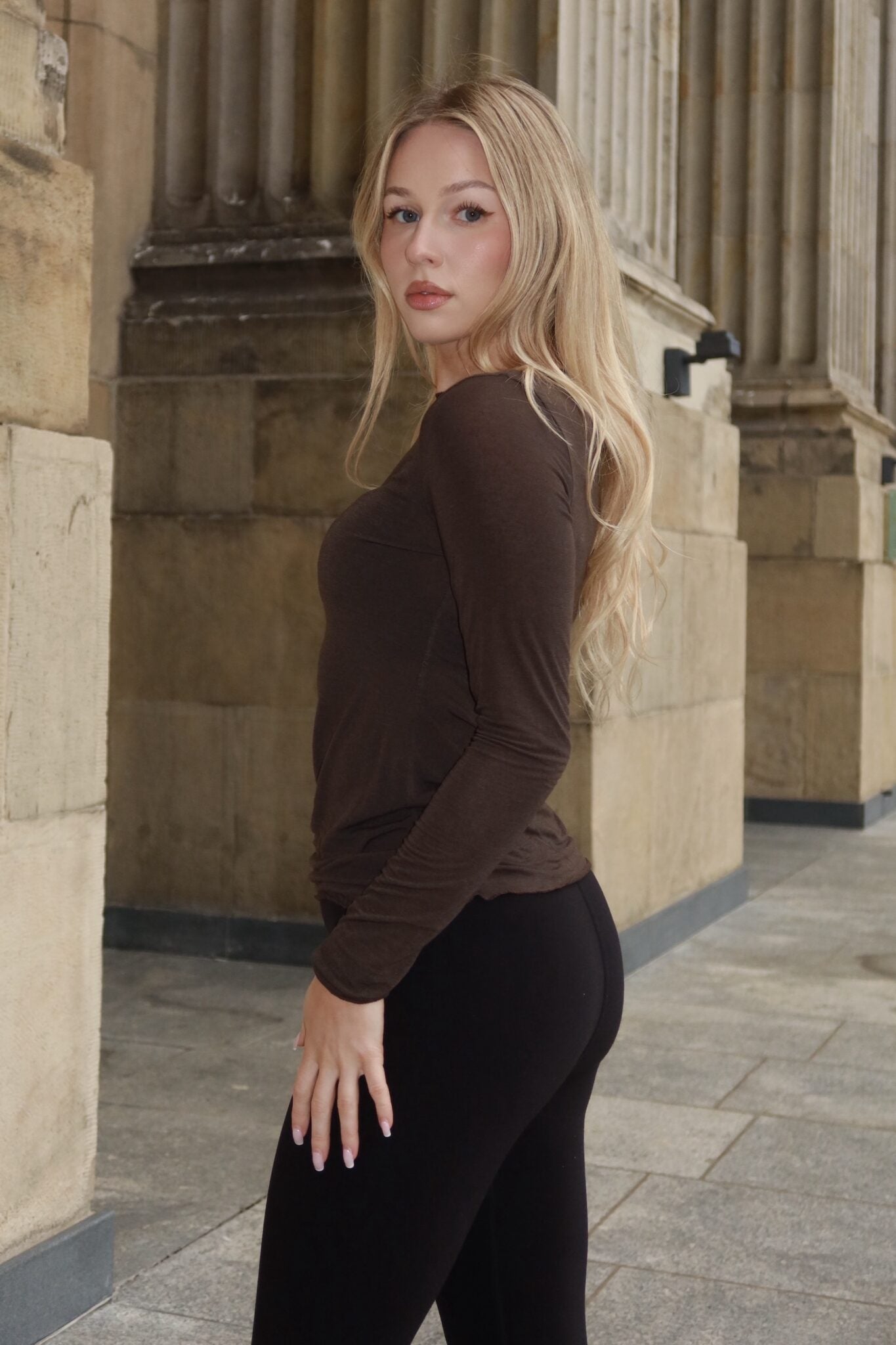 Blouse Cashmere Soft – Chocolate