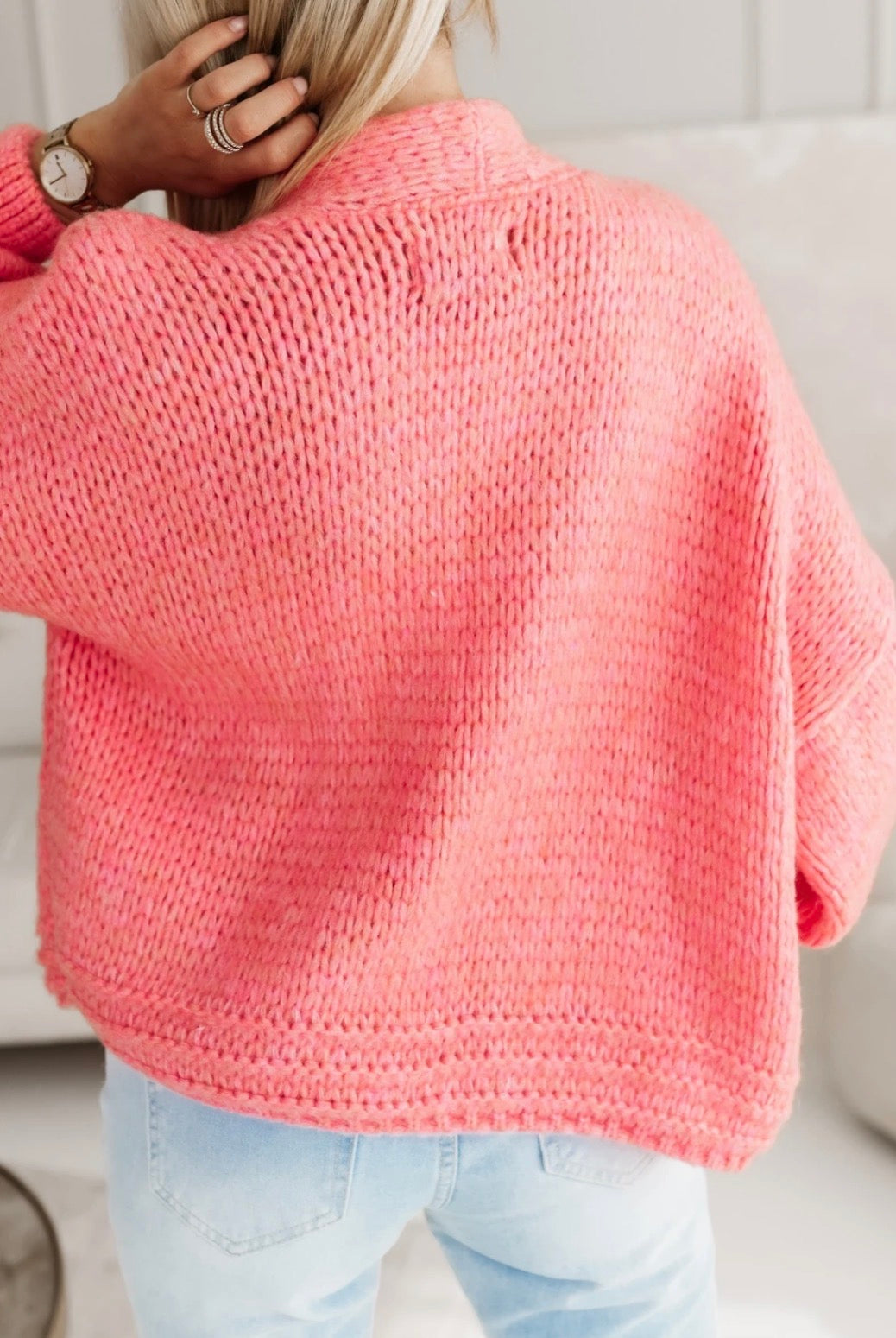 Flamingo Cardigan – Intense Pink