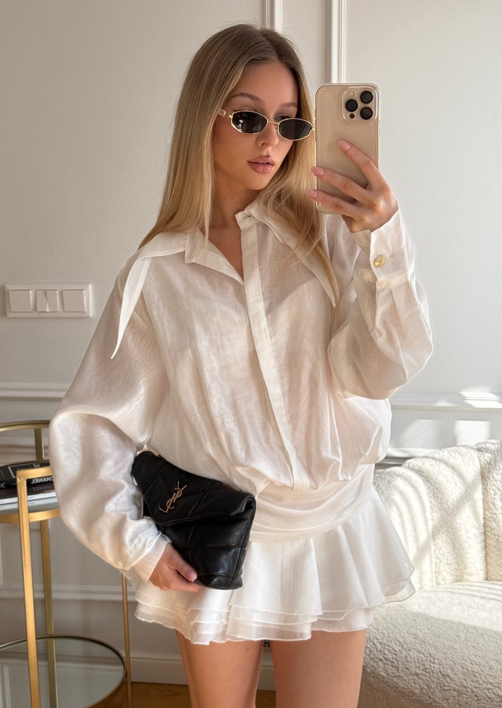 Sukienka Noelle – Kremowa