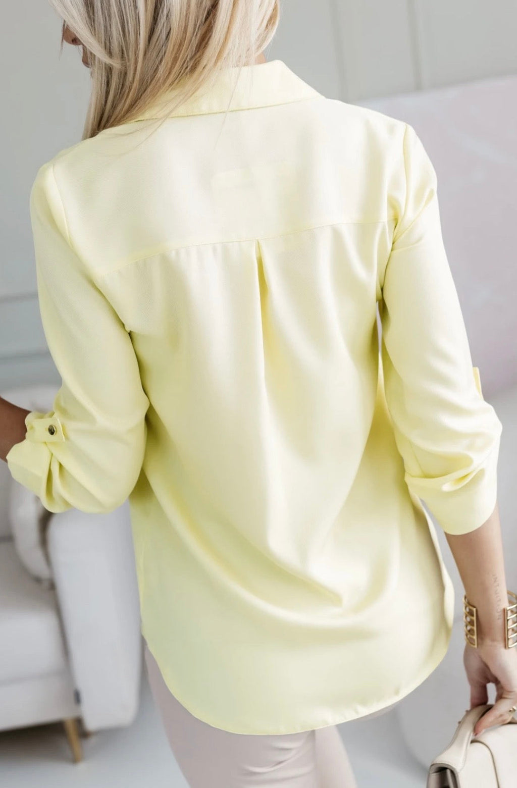 Livia shirt – Light yellow
