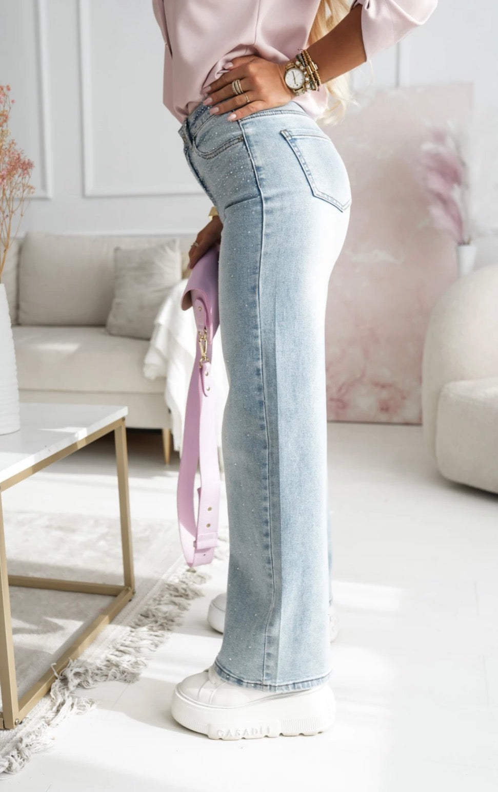 Jeans Lumivelle – Blue Sheen